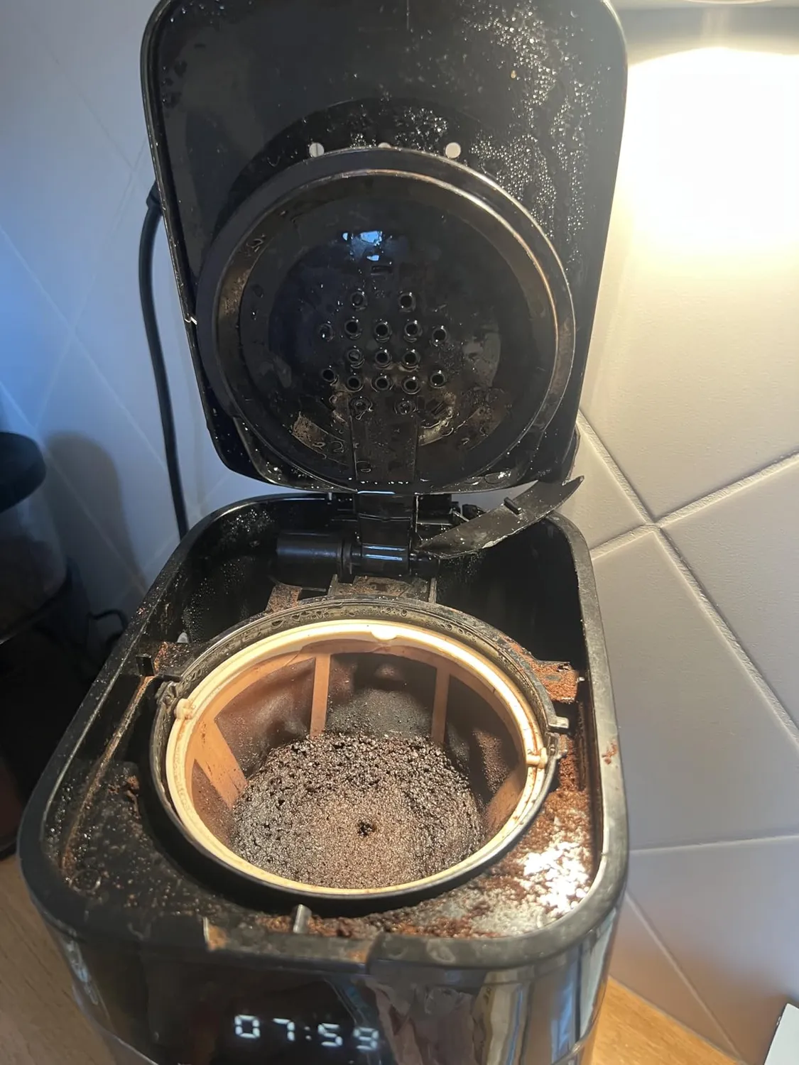 Klarstein cafetière filtre 1,2 L argent 800 W programmable