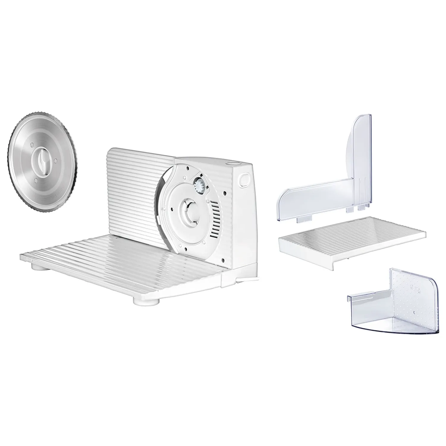 MPM MKR-05 Trancheuse Électrique Pliante Blanche 150W