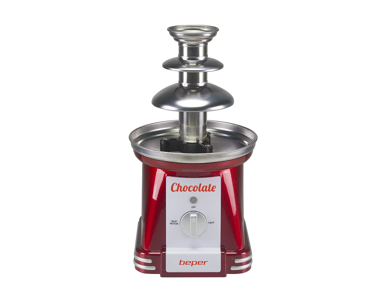 Beper P101CUD200 fontaine à chocolat 3 niveaux 750 ml inox