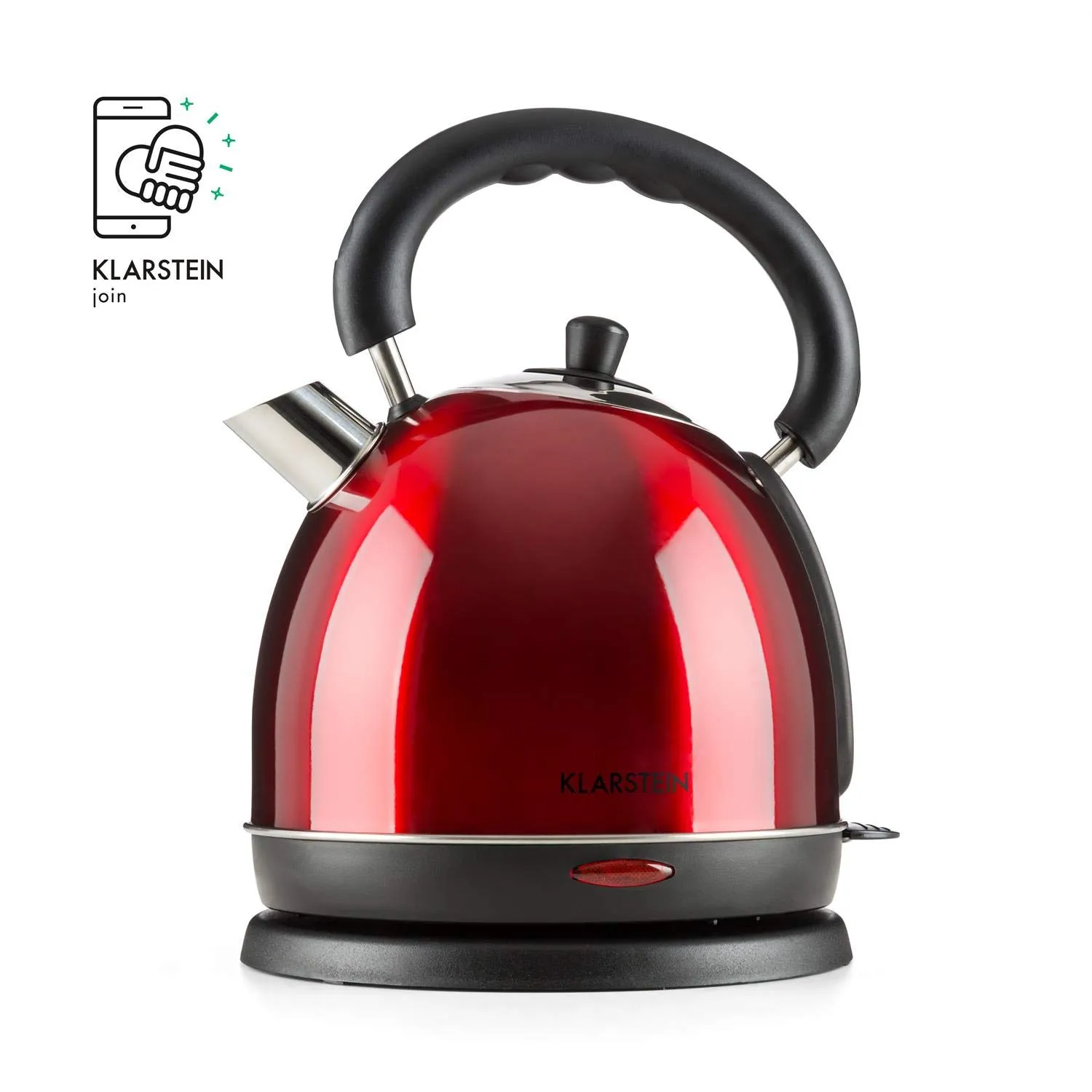 Klarstein Teatime théière électrique 1,8 L rouge