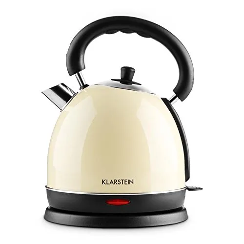 Klarstein Teatime théière électrique crème 1,8 L