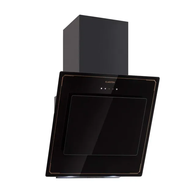 Klarstein DeLorean 60 hotte aspirante 60 cm noire 625 m³/h