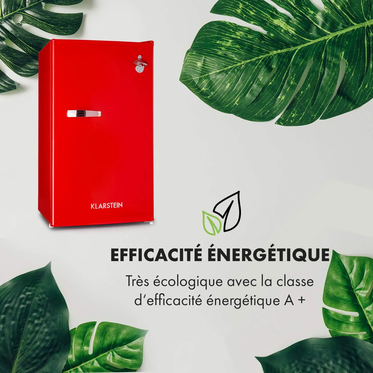 Klarstein Beercracker réfrigérateur 90 L rouge