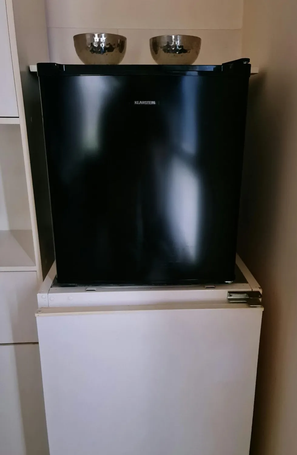 Klarstein mini congélateur armoire 33 L argent froid ventilé