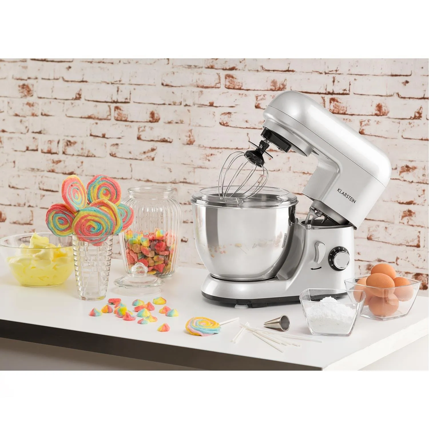 Klarstein Bella Pico Mini robot cuisine 4 L argent