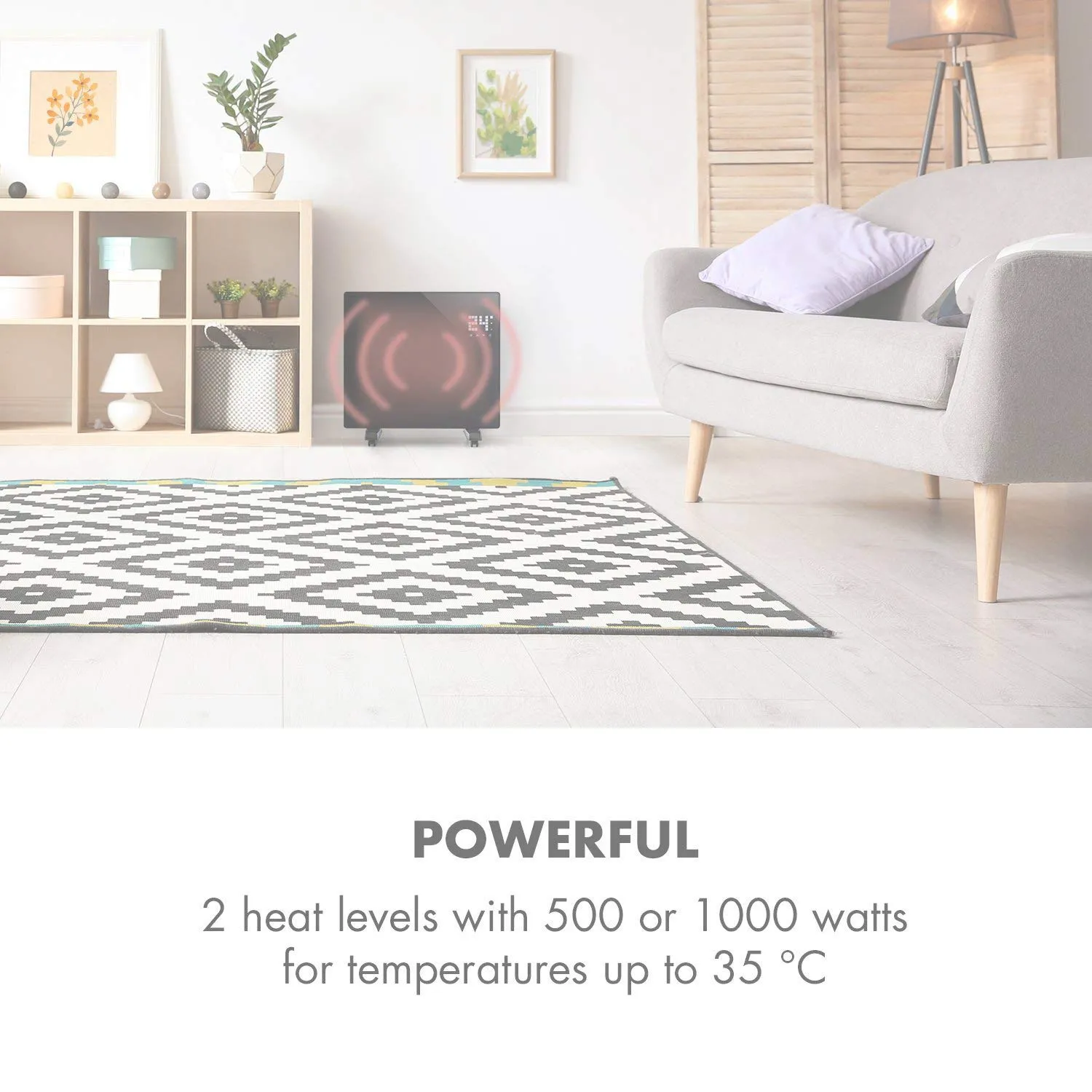Klarstein Bornholm Single radiateur anthracite