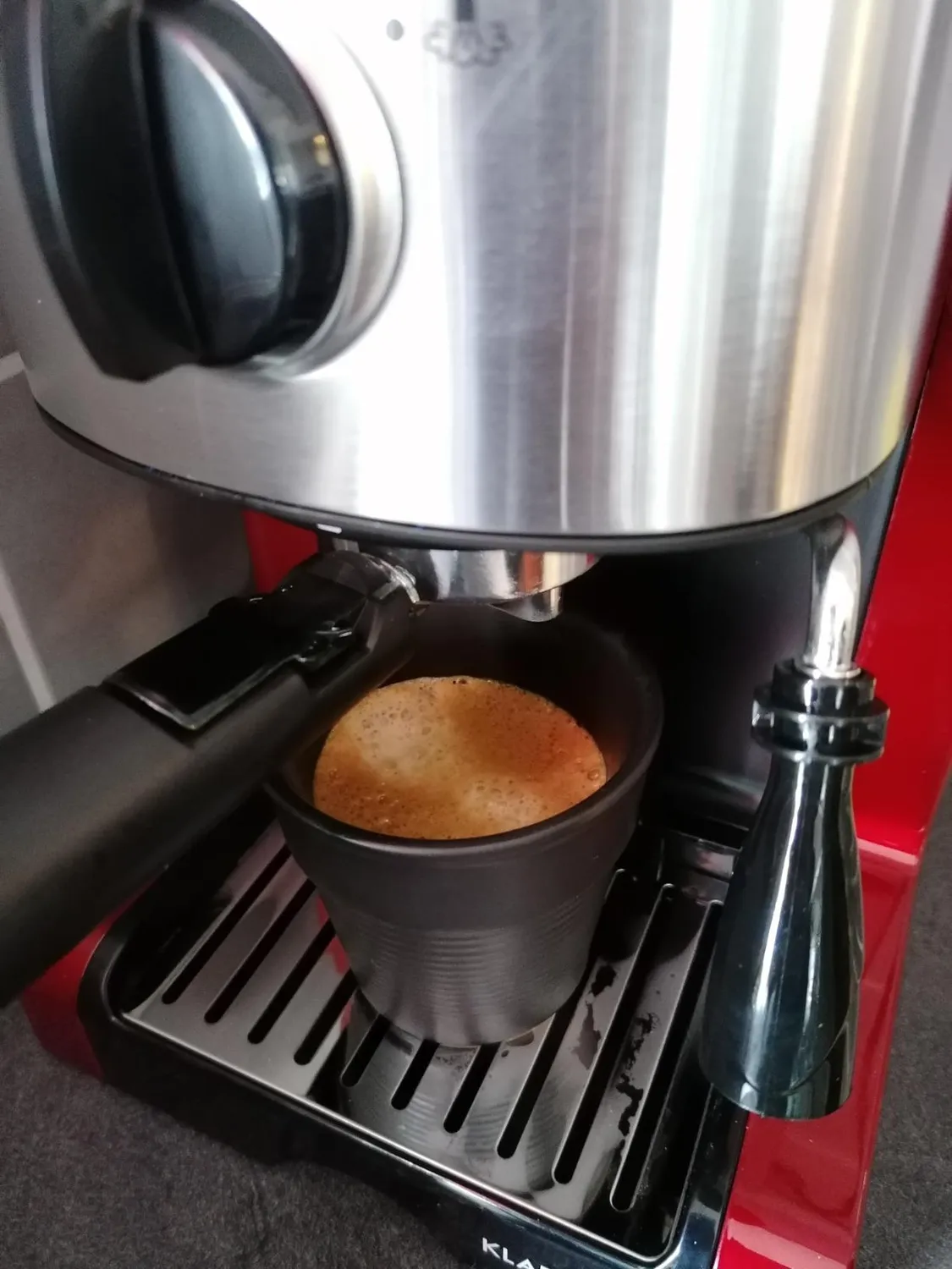 Klarstein Passionata Rossa 20 machine expresso 20 bars inox