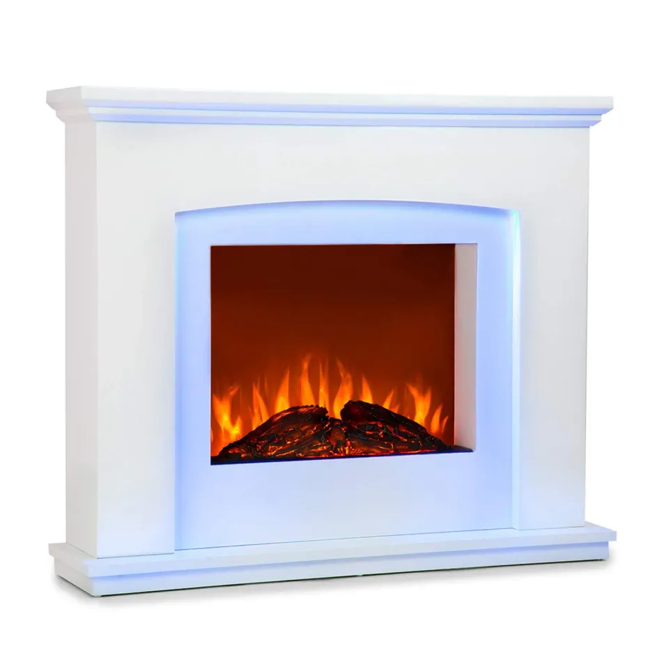 Klarstein Aosta Light & Fire cheminée électrique blanc 2000 W
