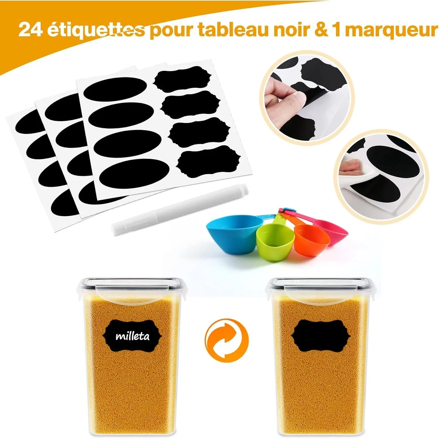YASHE boîtes alimentaires hermétiques lot 20 sans BPA