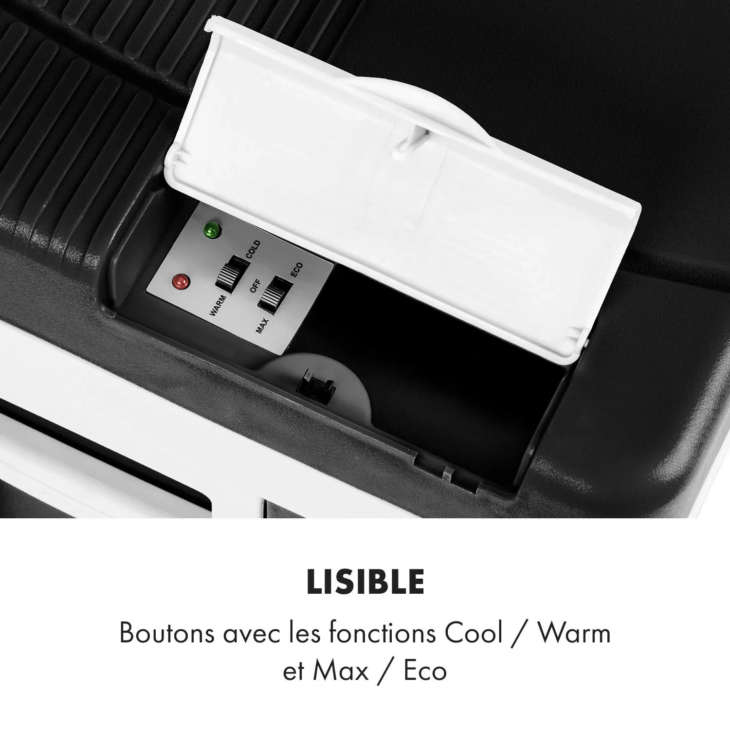 Klarstein BeerPacker glacière électrique 50 L Noire 12V