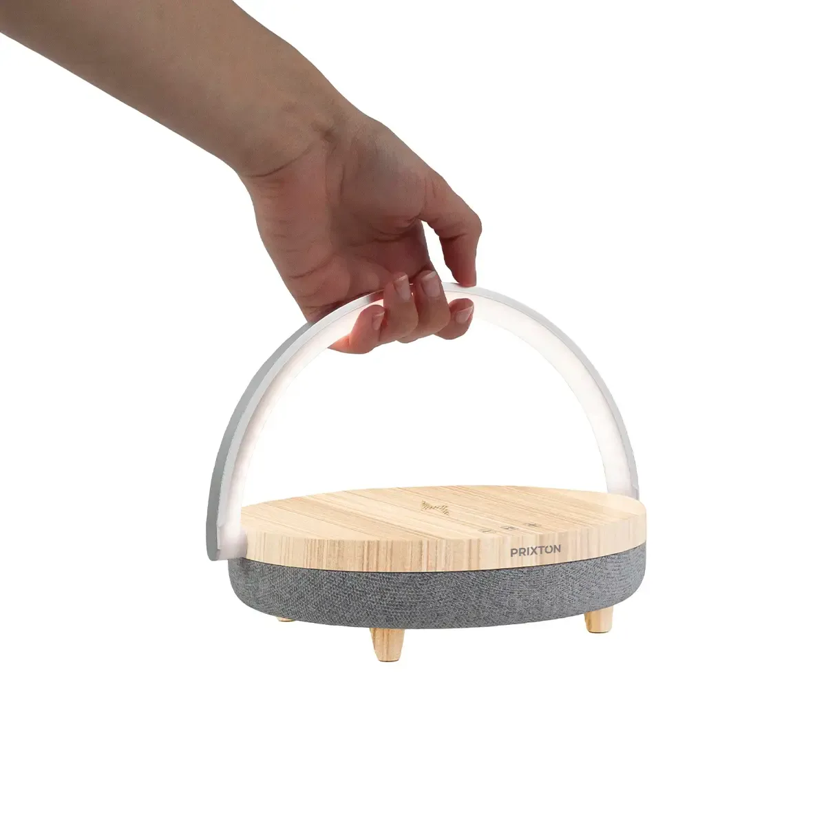 Prixton Speaker Light enceinte bois 10 W avec chargeur