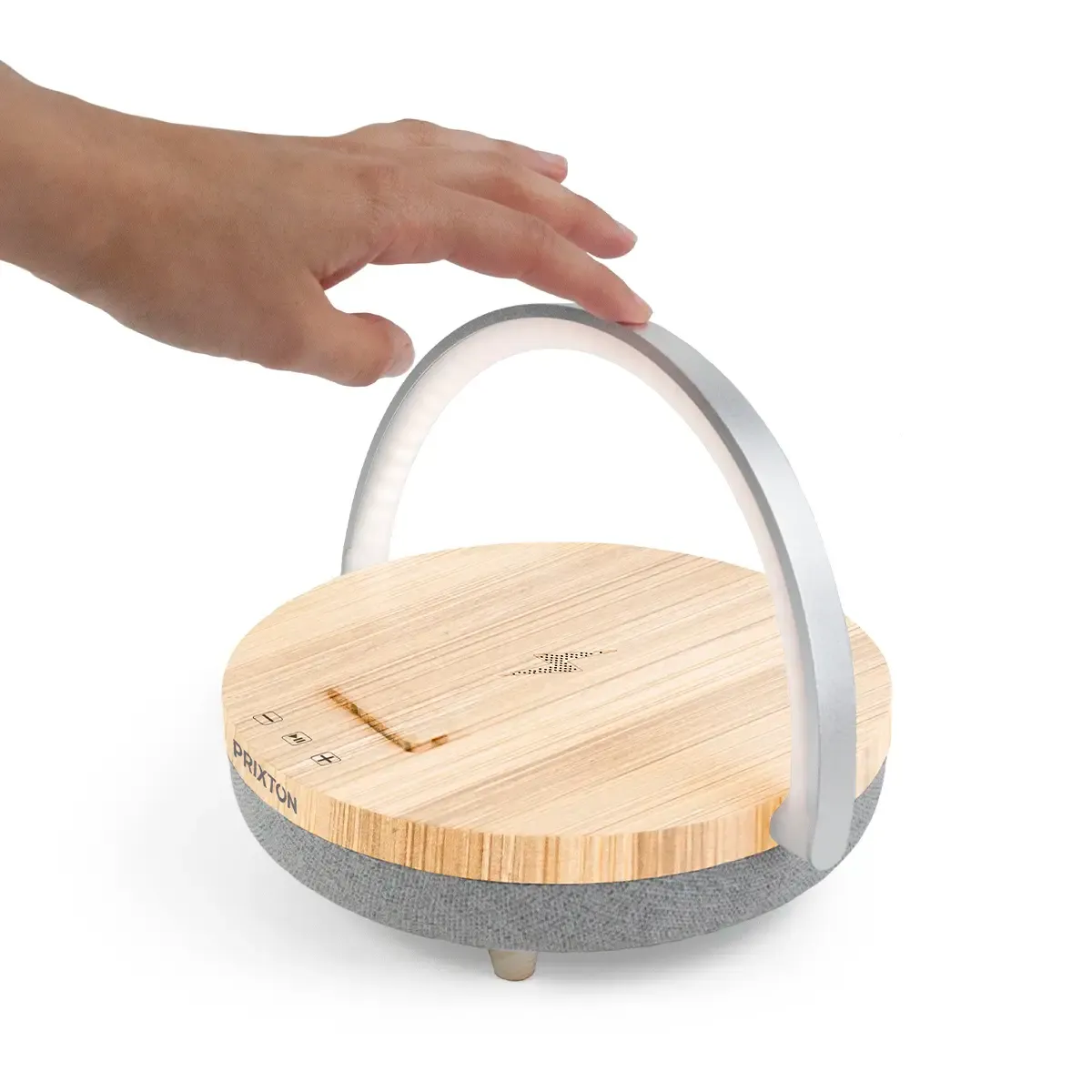 Prixton Speaker Light enceinte bois 10 W avec chargeur