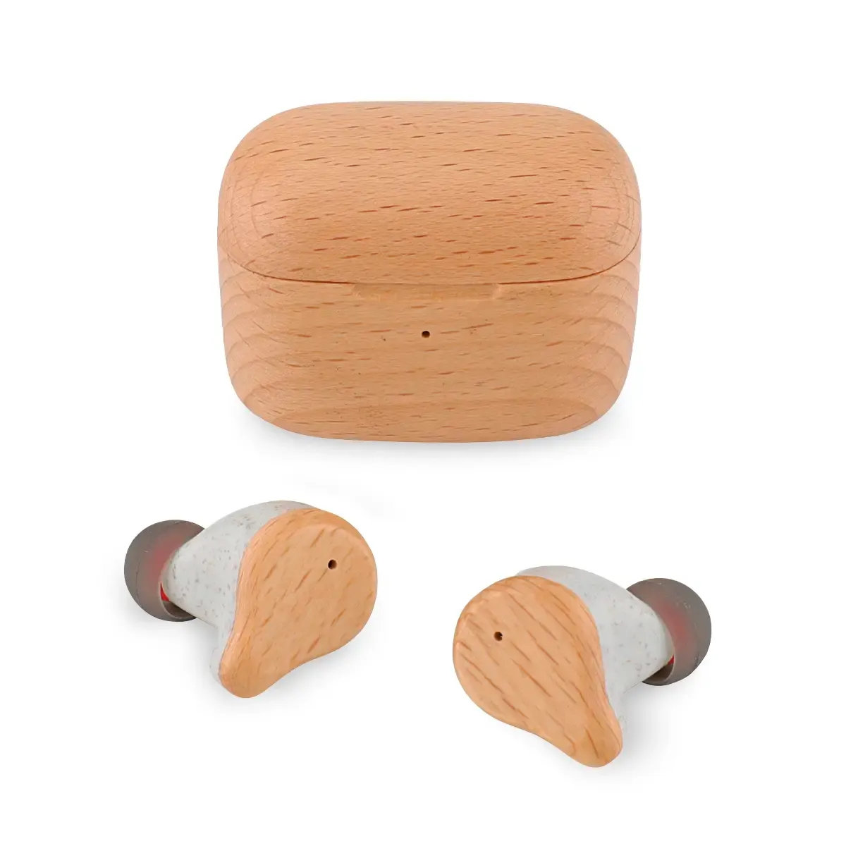 Prixton TWS163 Eco Wood écouteurs sans fil ENC bois