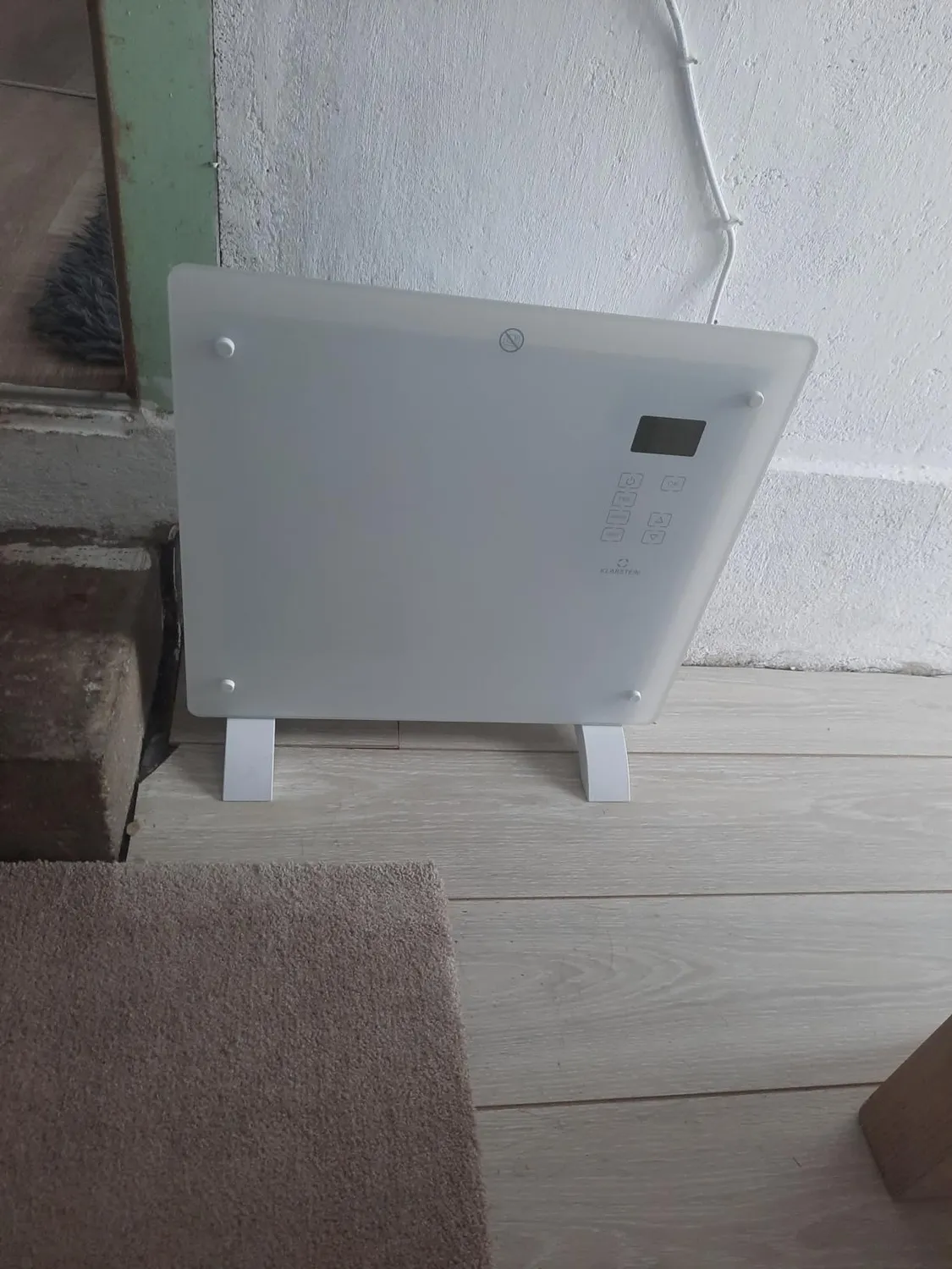 Klarstein convecteur électrique 1000W blanc 20m²