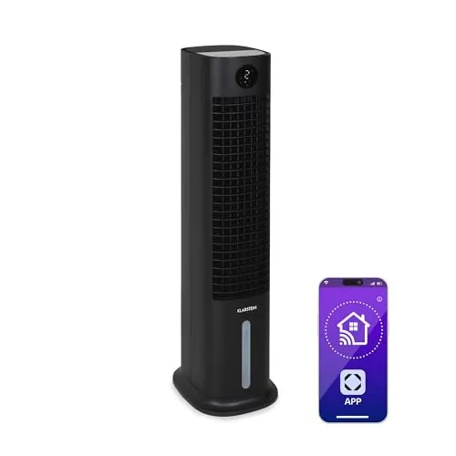 Klarstein Skytower Grand Smart rafraîchisseur d'air 8L noir WiFi