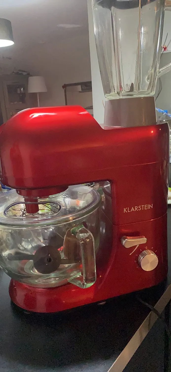 Klarstein robot pâtissier multifonction 5 L 2000 W 6 vitesses