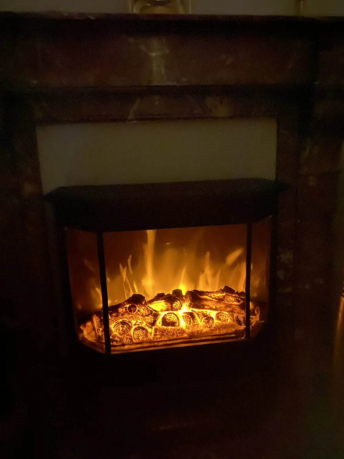 Klarstein Castillo cheminée électrique noire 2000W flammes