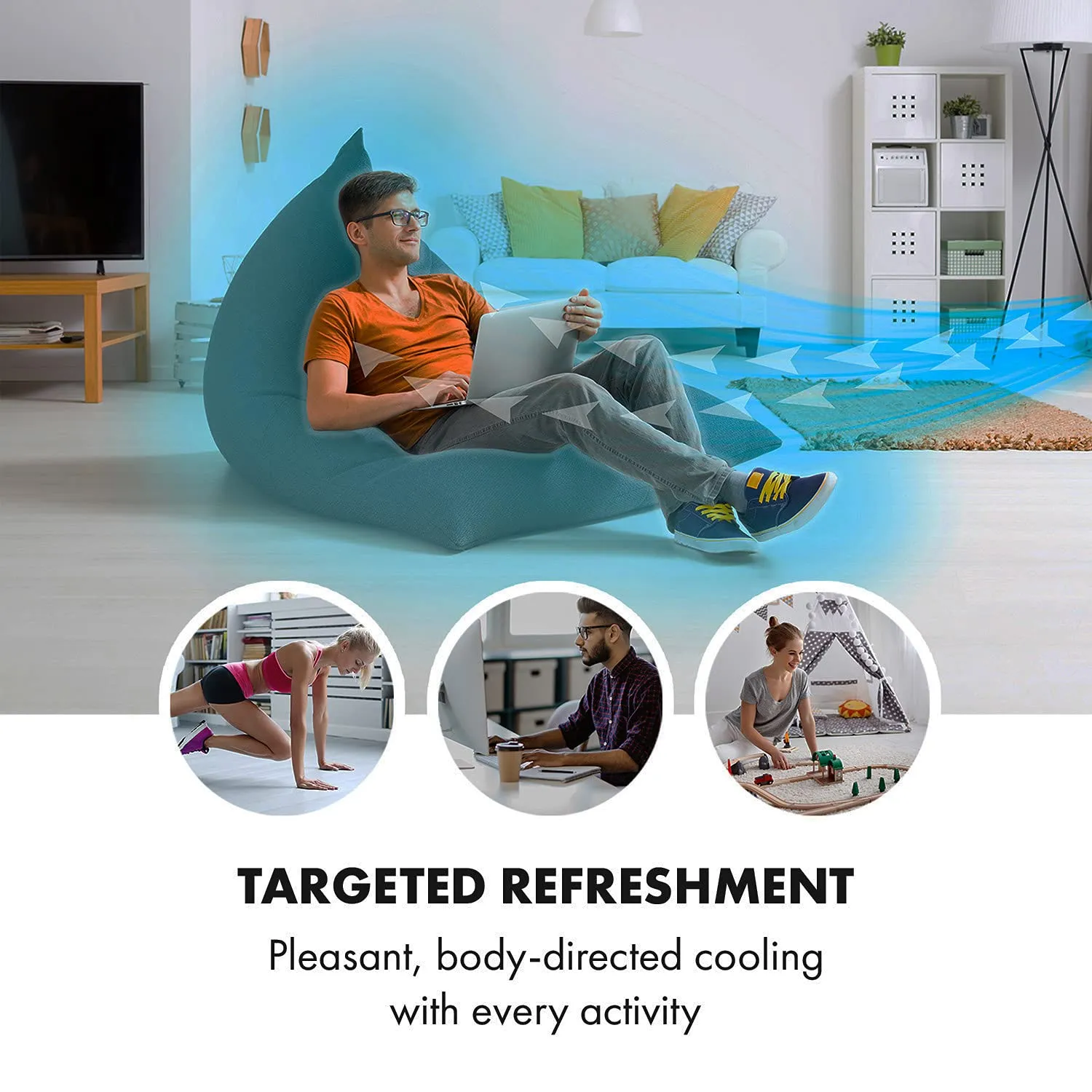Klarstein Maxflow Smart rafraîchisseur d'air gris 5 L