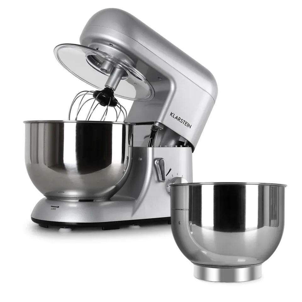 Klarstein Bella Argentea robot cuisine 5,2 L argenté