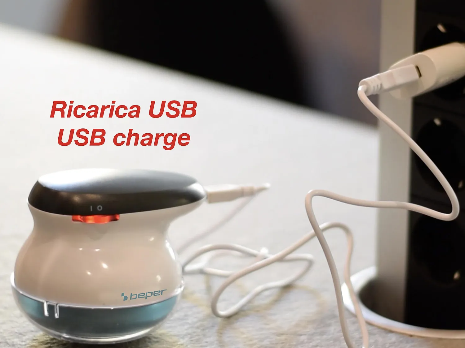 Beper 50.245 rasoir anti-bouloche USB rechargeable