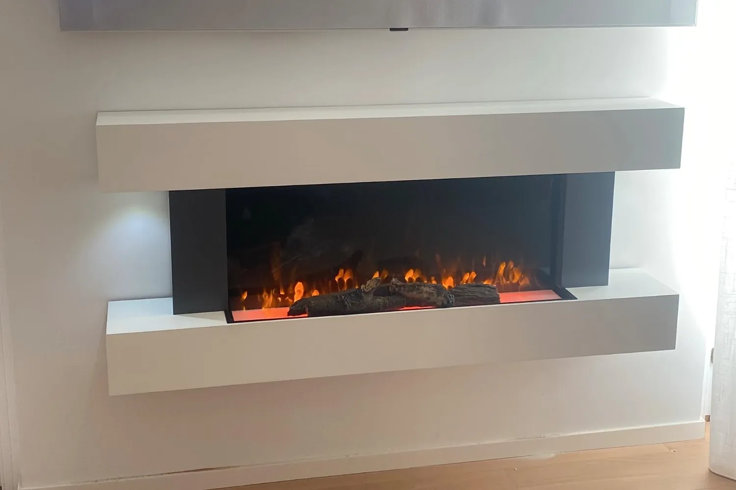 Klarstein Light & Fire 1 cheminée électrique 2000W noir effet flamme