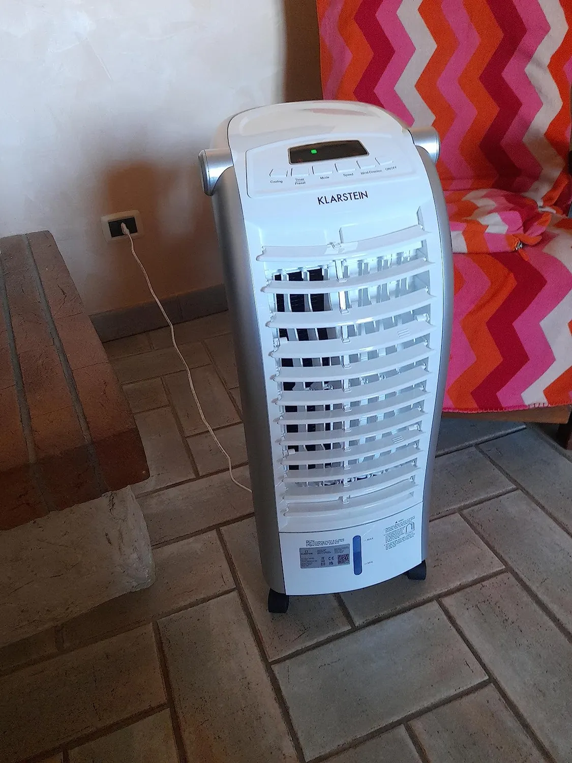 Klarstein Rafraichisseur Air 4 en 1 Climatiseur 6L Ioniseur