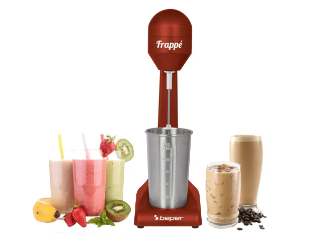 Beper mixeur milkshakes électrique rouge 0,5 L