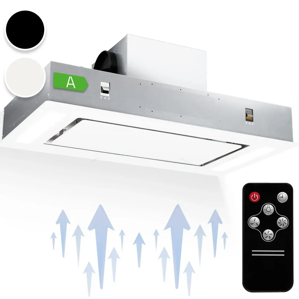 Klarstein Remy hotte 90 cm blanc 609 m3/h