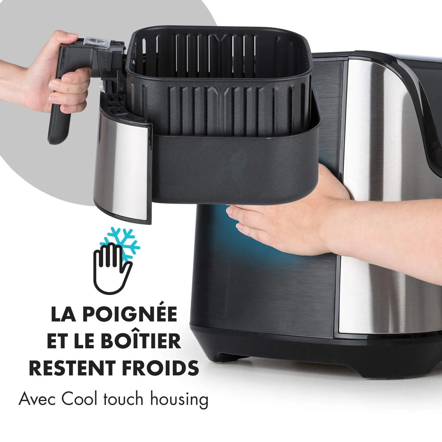 Klarstein Aero Vital Deluxe friteuse sans huile 5,4 L 1700W