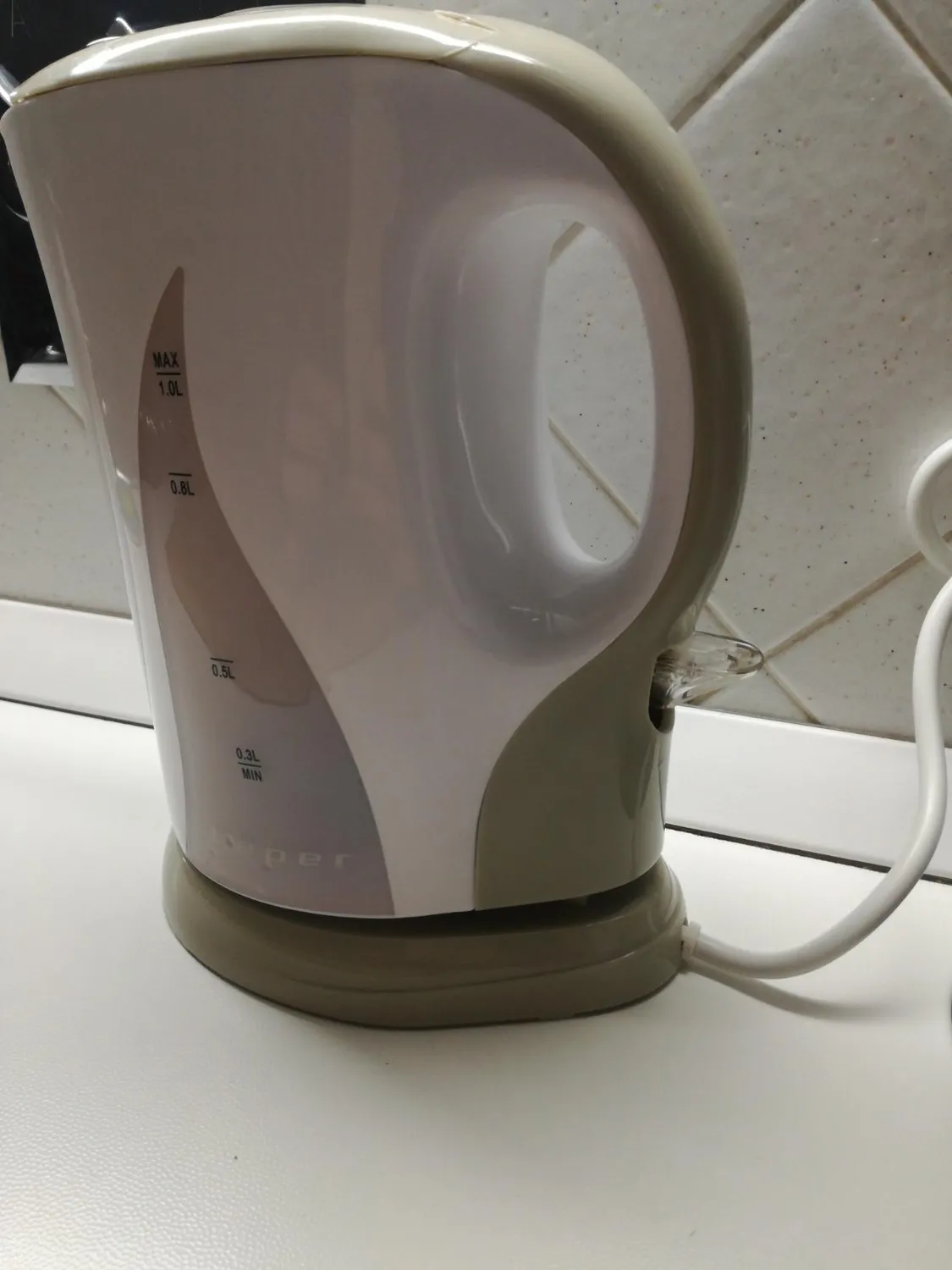 Beper P101BOL100 bouilloire électrique blanche 1,7 L