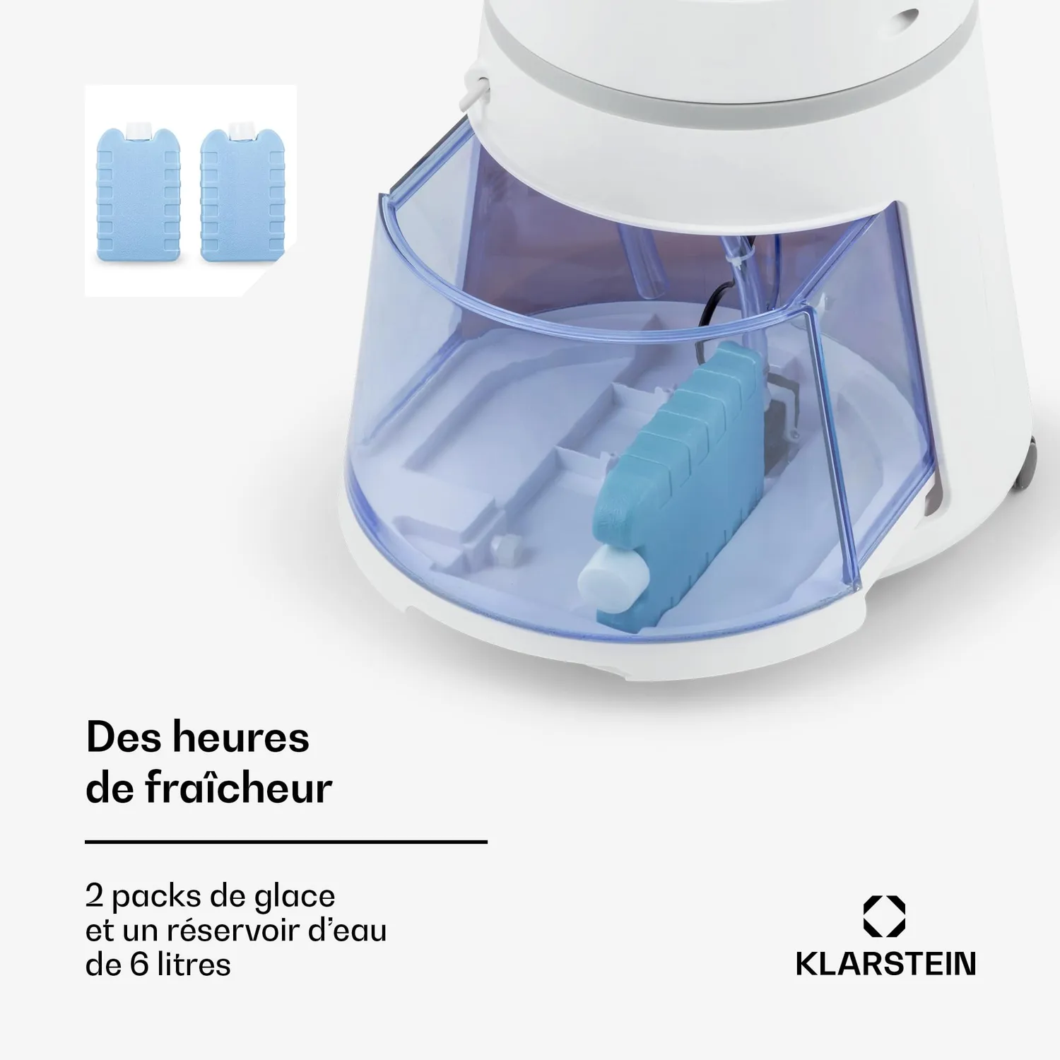 Klarstein Skyscraper Ice Smart Rafraîchisseur 6L Blanc