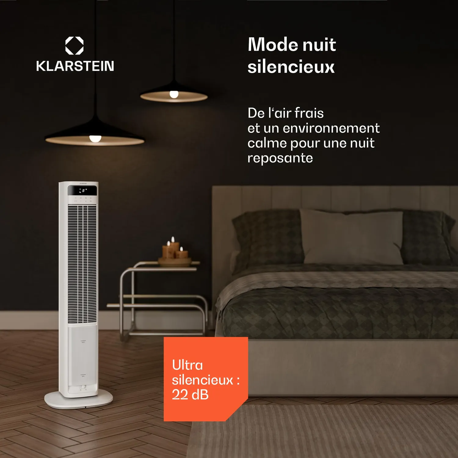 Klarstein Mistral Smart rafraîchisseur d'air blanc 4 L