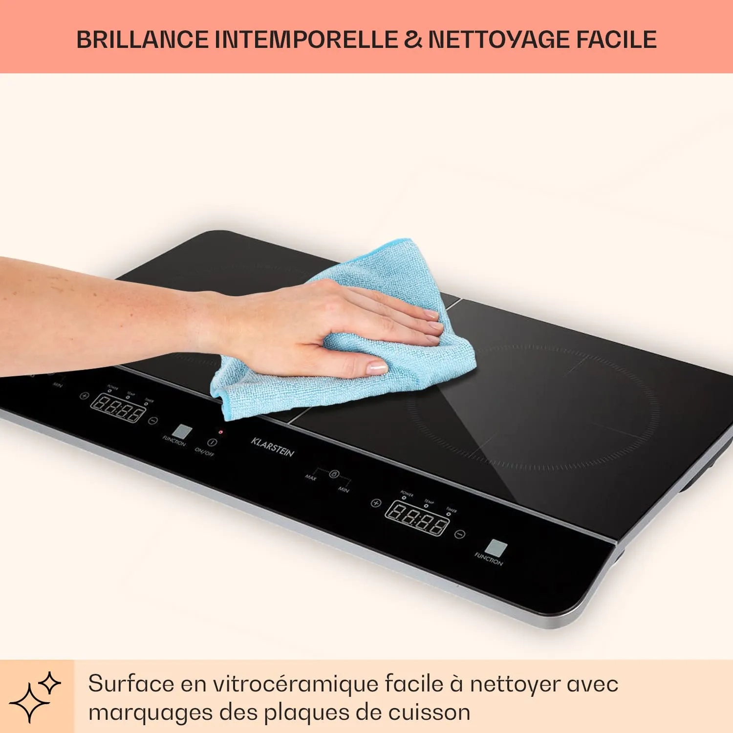 Klarstein VariCook Neo plaque induction 3500 W 2 feux