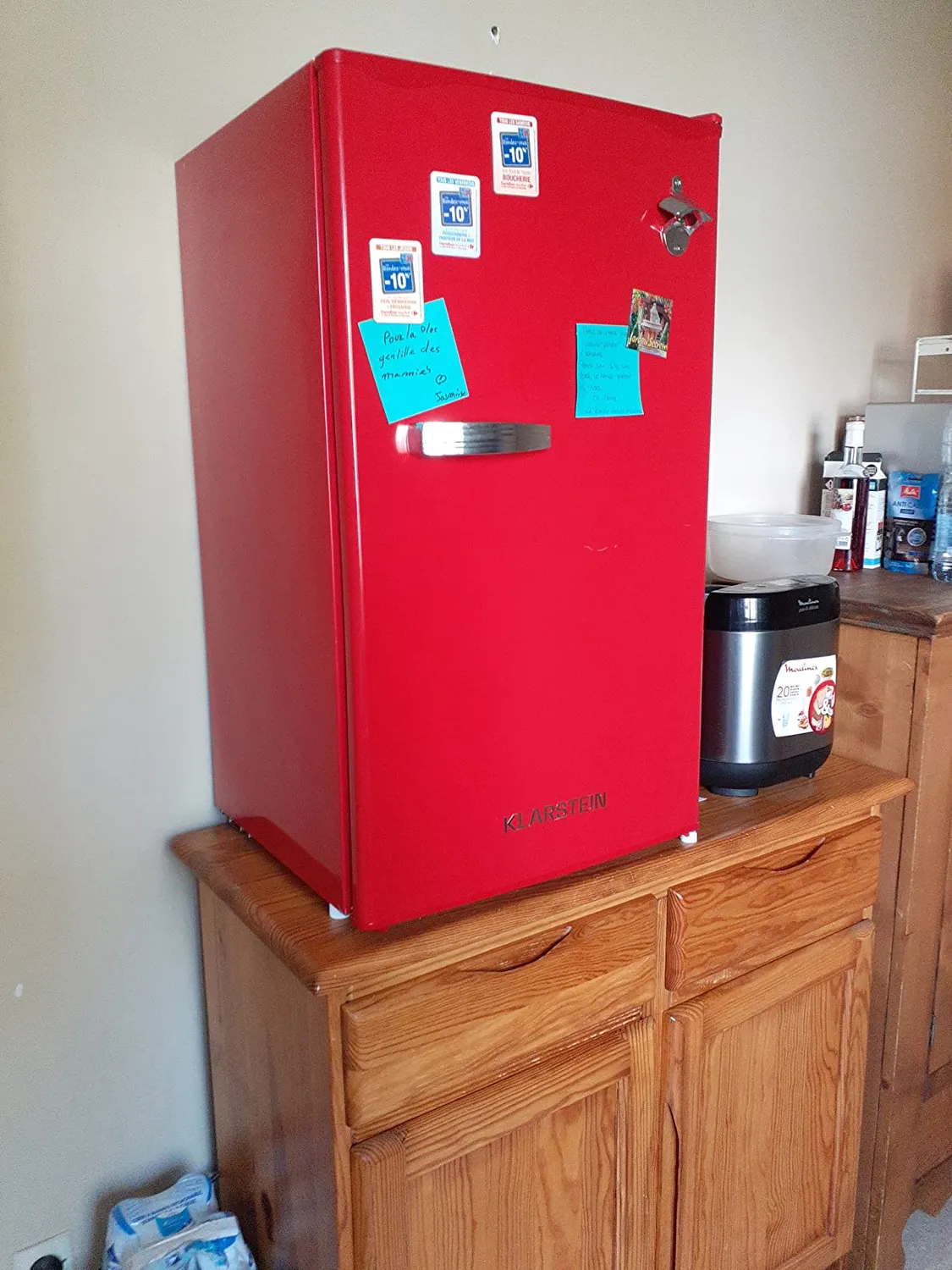 Klarstein Beercracker réfrigérateur 90 L rouge