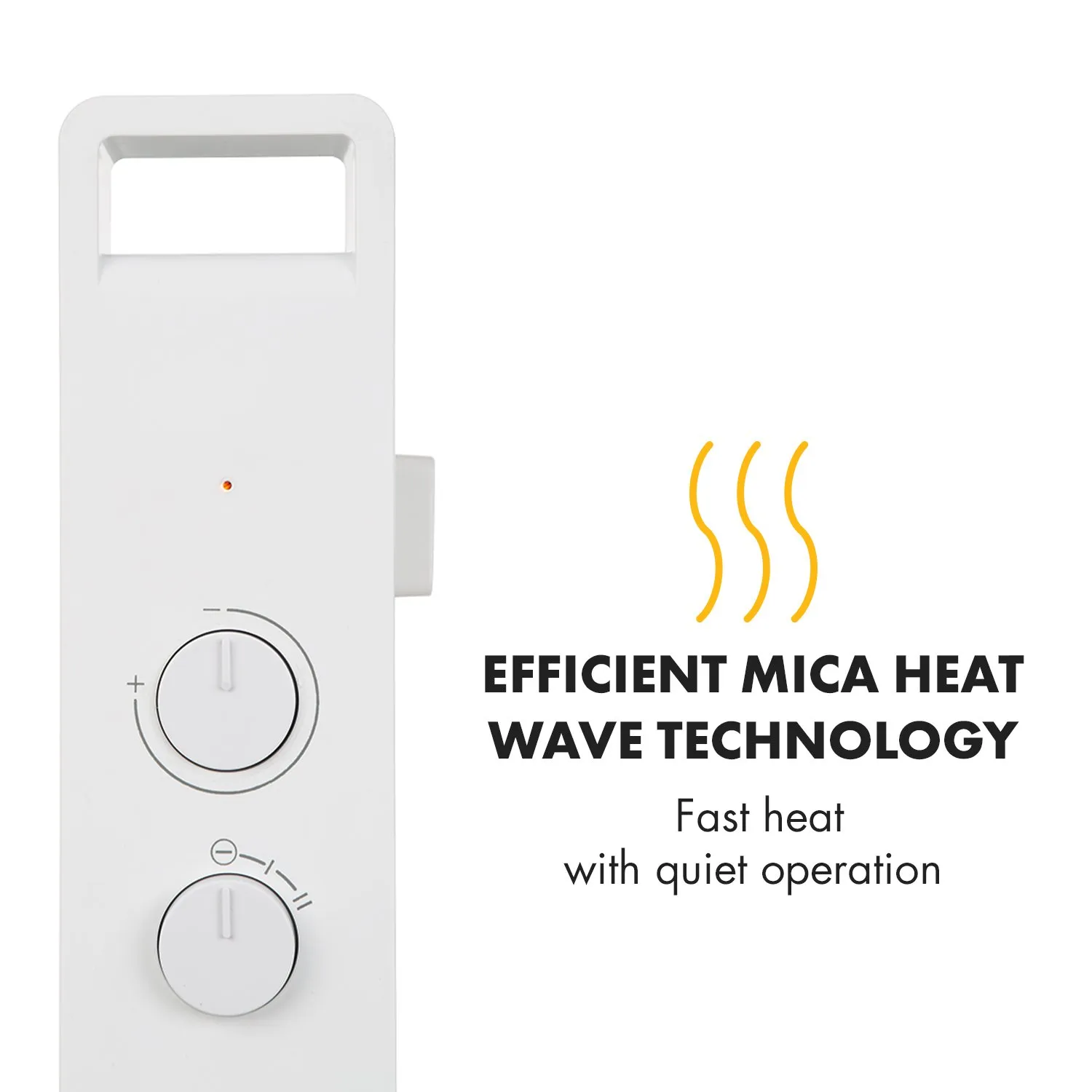 Klarstein HeatPal Mica 20 chauffage mica 2000 W blanc