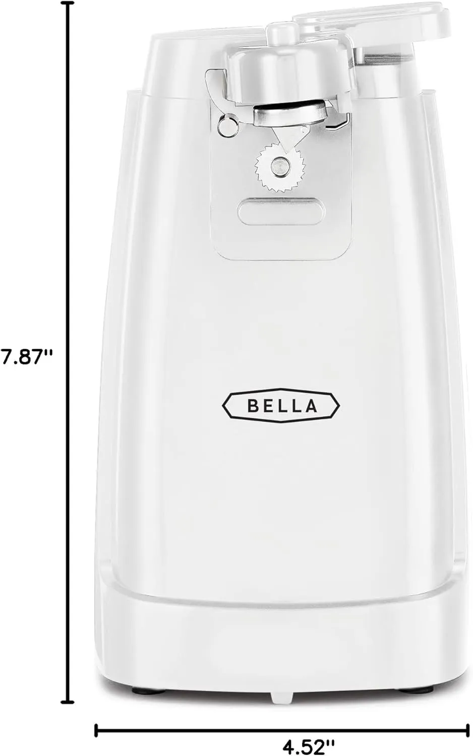 La Bella ouvre-boîte électrique blanc avec aiguiseur