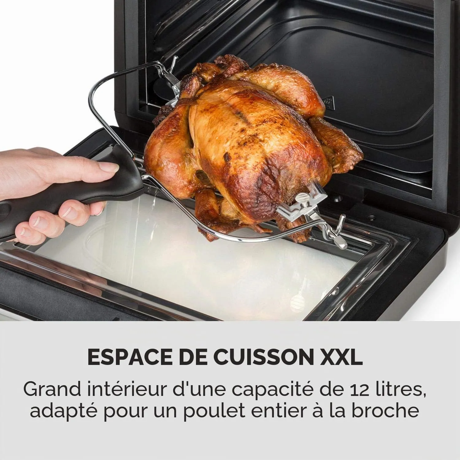 Klarstein AeroVital Cube Edition friteuse sans huile 12 L noire 1600W