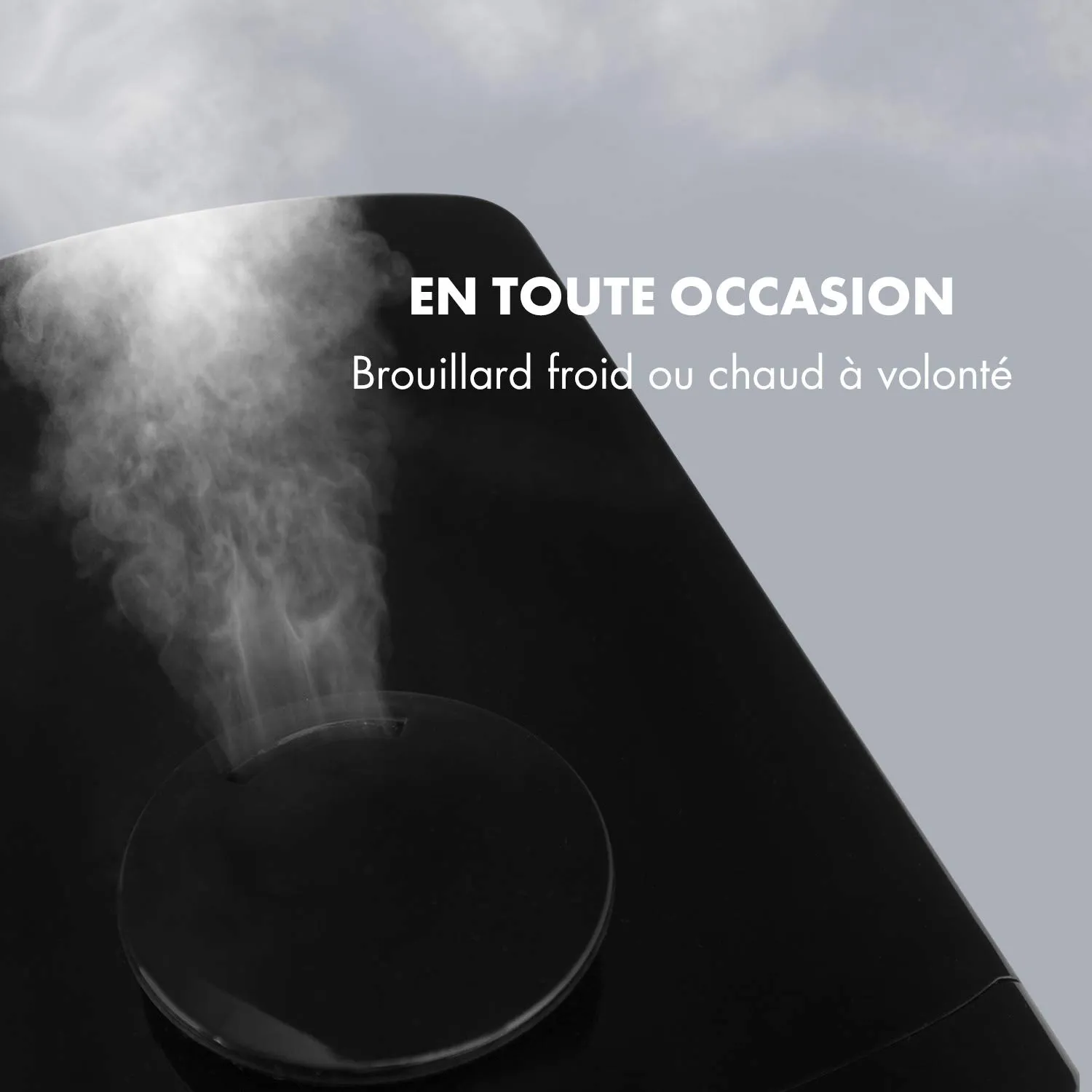 Klarstein VapoAir Opal humidificateur 5L noir brume chaude