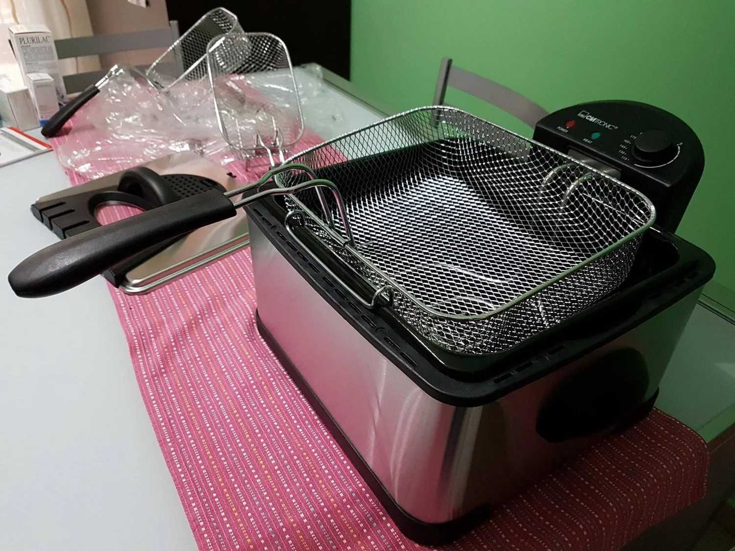 Clatronic FR 3195 friteuse inox 4 L 2000 W