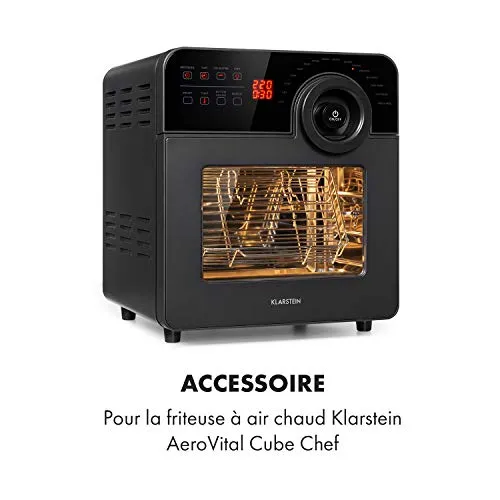 Klarstein AeroVital Cube Chef cage à steak inox