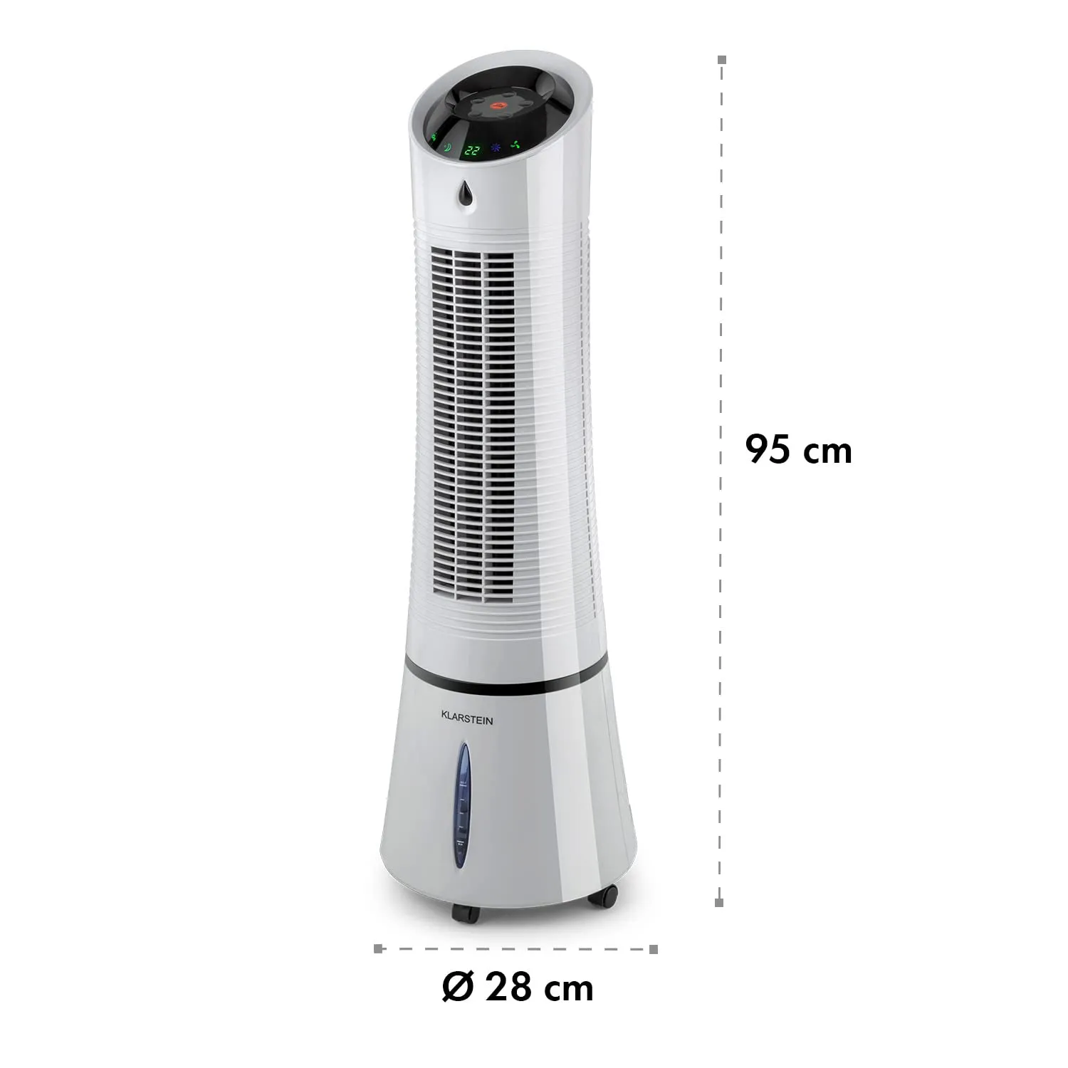 Klarstein rafraîchisseur d'air 5 en 1 45W 6L ioniseur