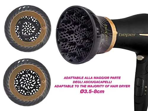 Beper diffuseur sèche-cheveux universel boucles réglable