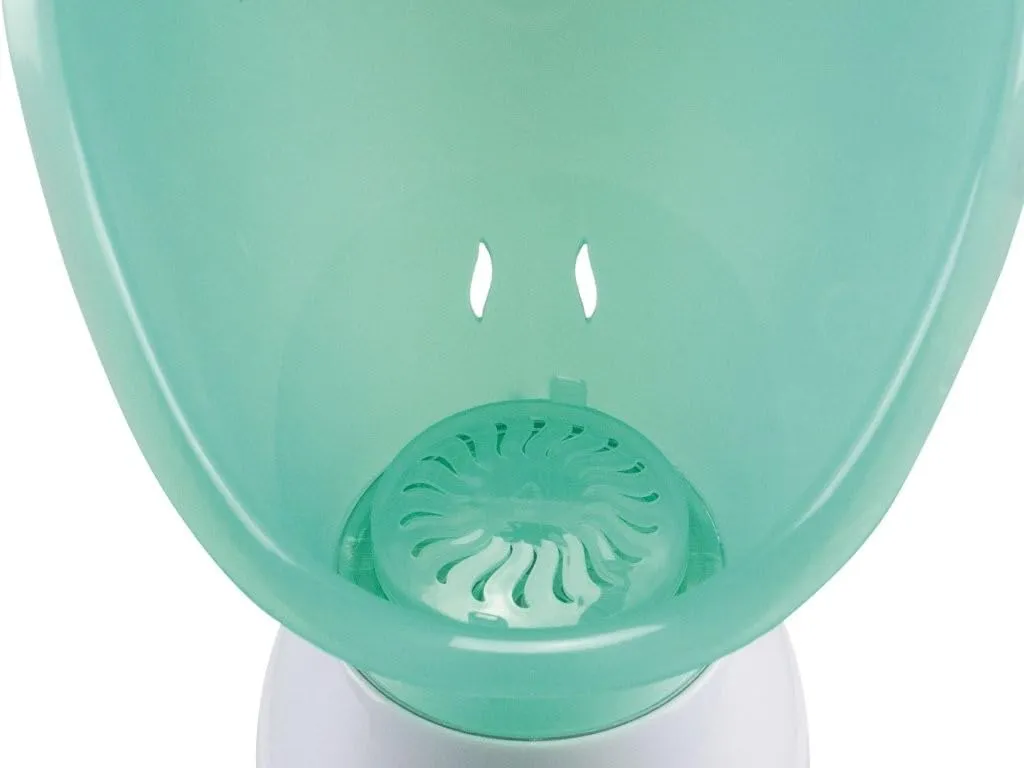 Beper 40.967N sauna facial vapeur blanc vert aromathérapie
