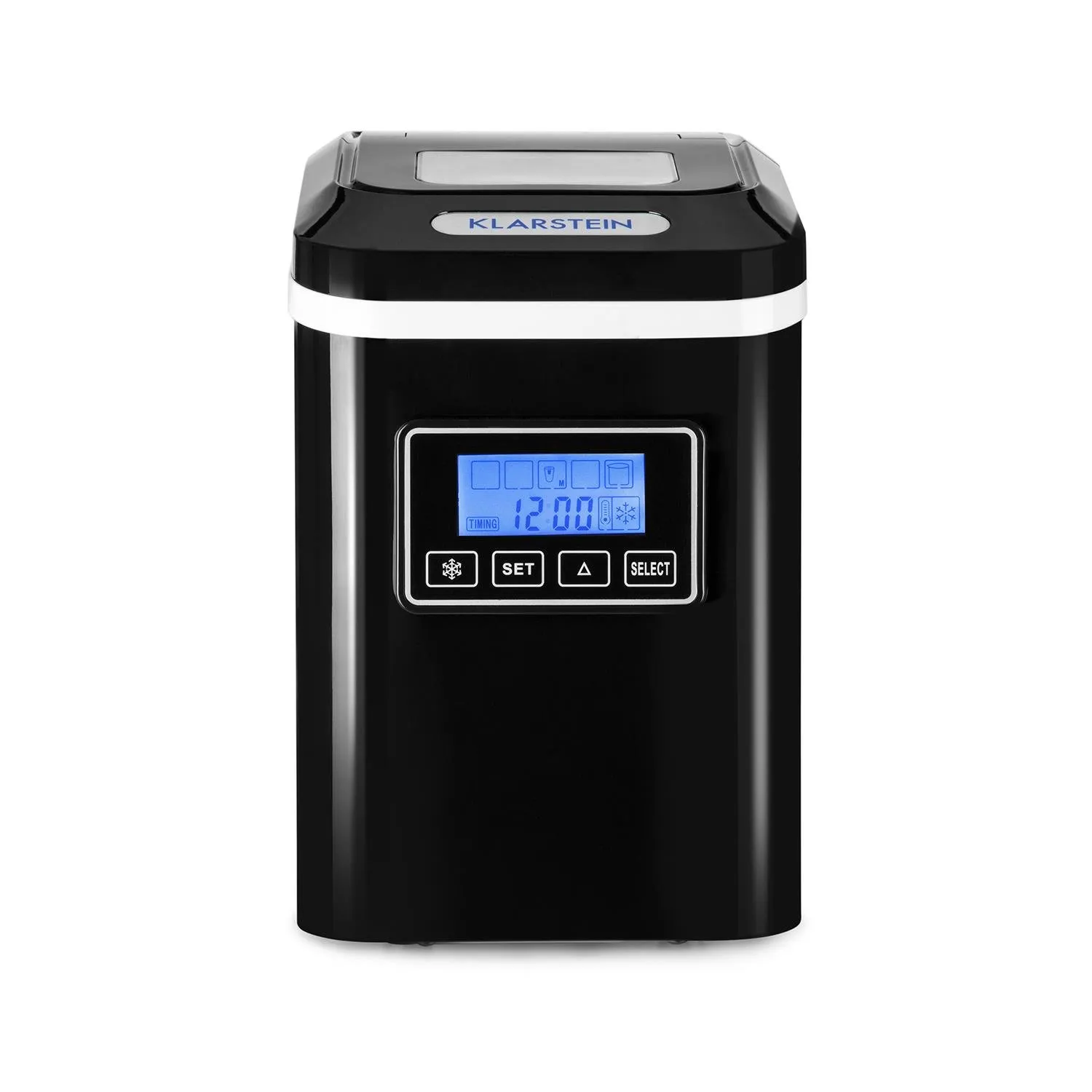 Klarstein Lannister machine à glaçons 10 kg noir