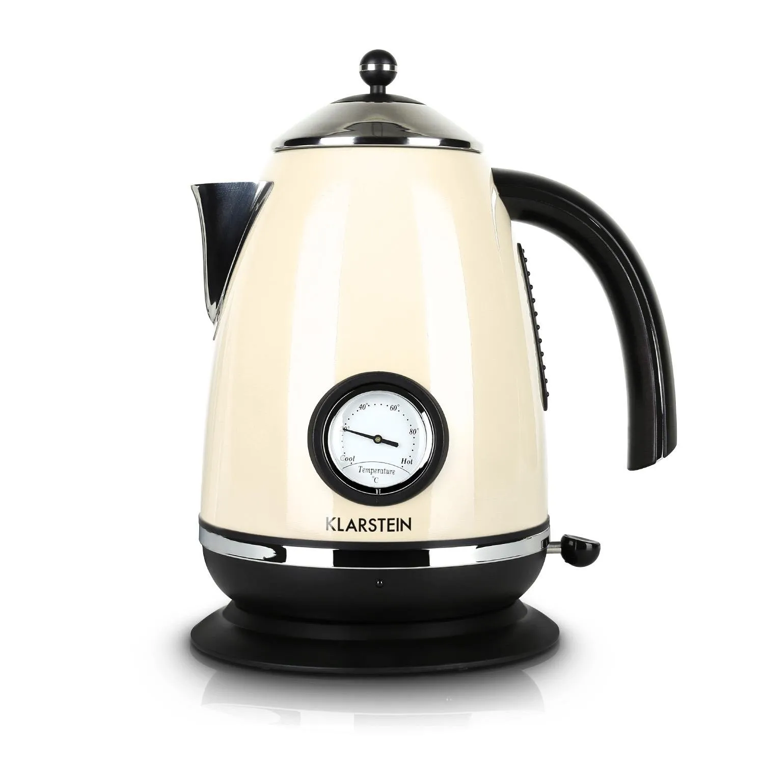 Klarstein Aquavita Chalet bouilloire 1,7 L crème 2200W