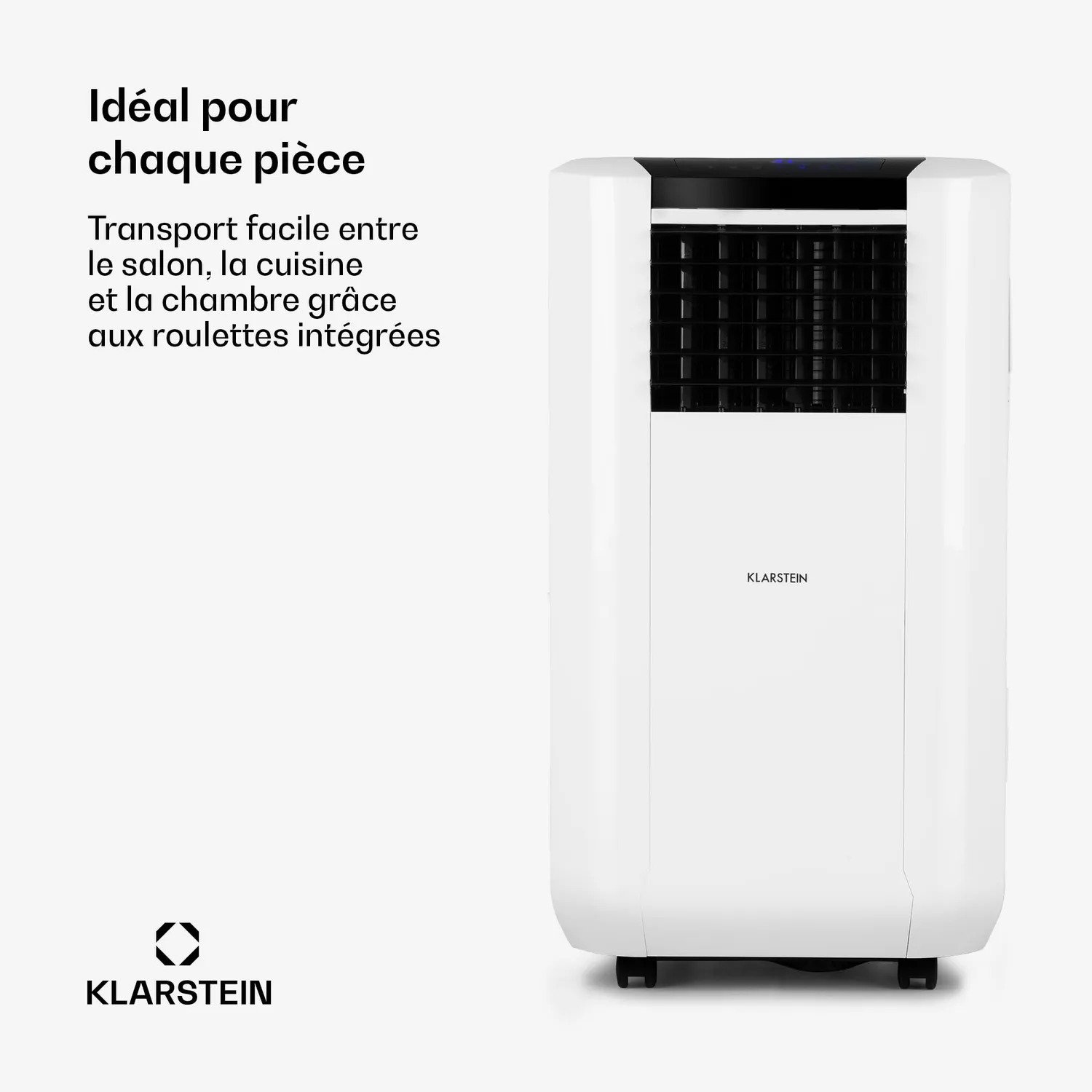 Klarstein climatiseur mobile 15000 BTU noir connecté