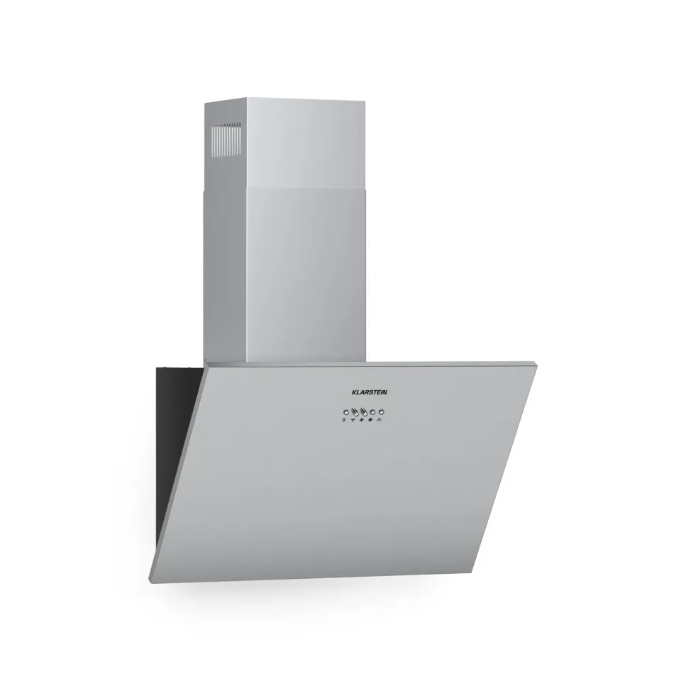 Klarstein Silver Lining 60 hotte murale 60 cm argent 600 m3/h