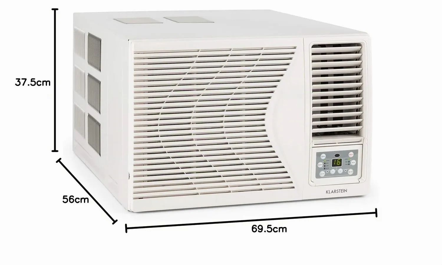 Klarstein Frostik climatiseur fenêtre 9000 BTU blanc 2,7 kW