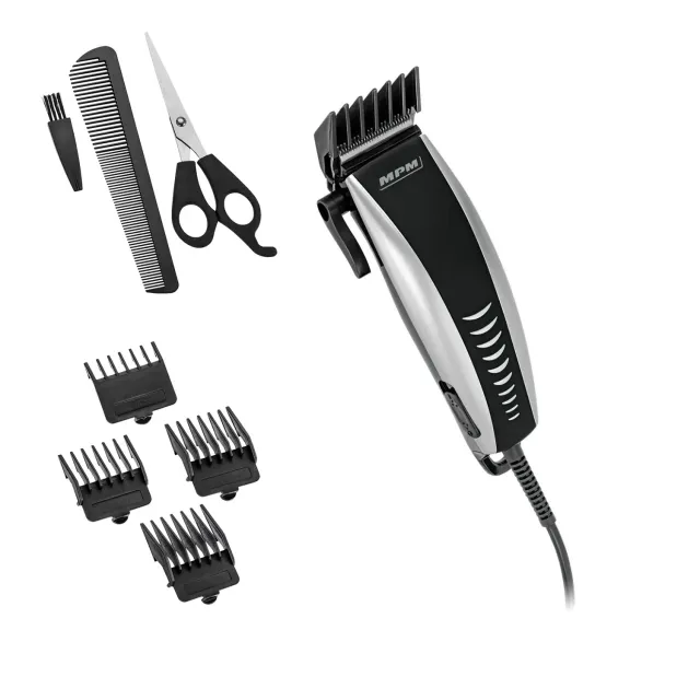 MPM MMW-02 tondeuse cheveux barbe inox kit complet