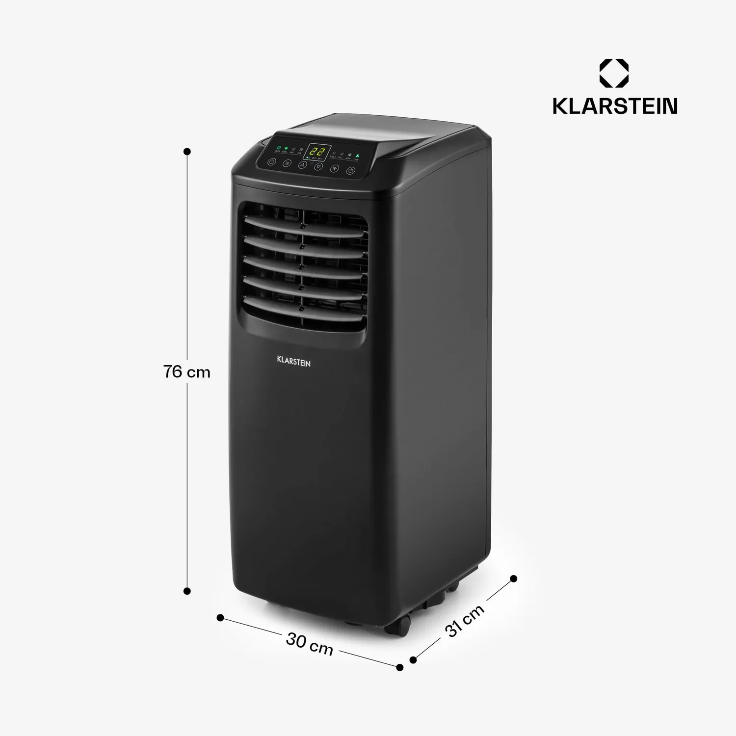 Klarstein clim mobile 9000 BTU noire 4 en 1 connectée